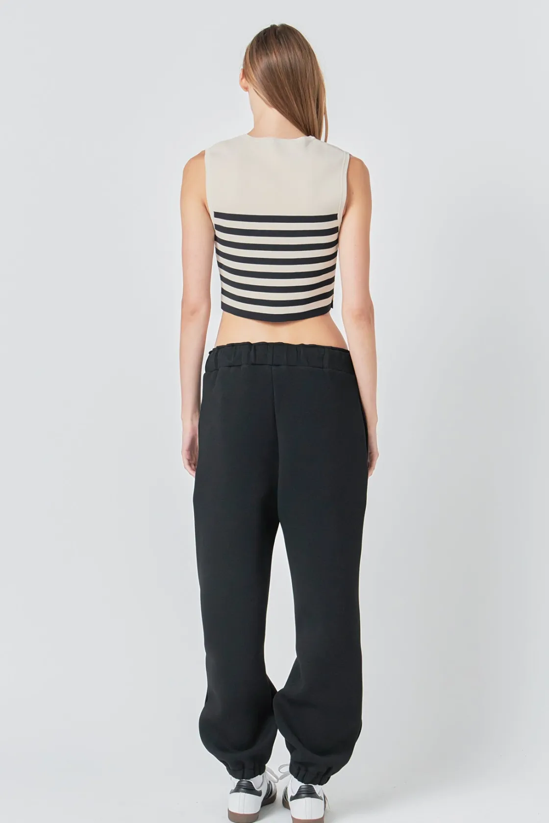 grey_lab__striped_knit_sl_3.webp GREY LAB Sweaters & Knits | Tops*- Striped Knit Sleeveless Top