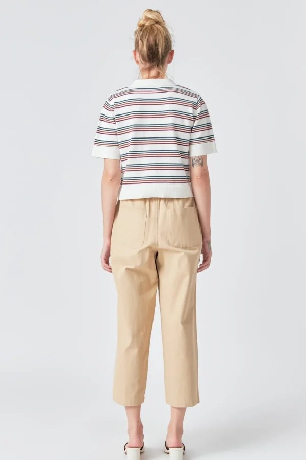 GREY LAB Sweaters & Knits | Shirts & Blouses*- Striped Polo Knit Shirt MULTI