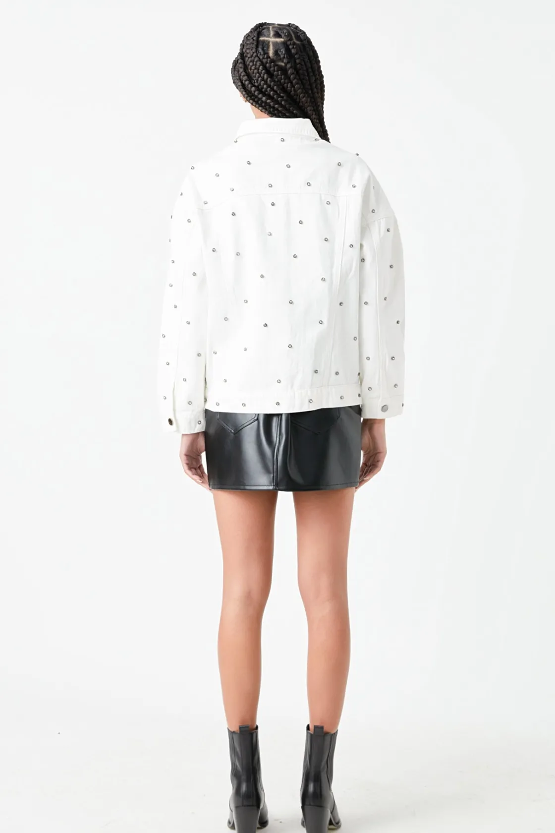 grey_lab__studded_denim_j_4.webp GREY LAB Jackets & Coats | Tops*- Studded Denim Jacket WHITE