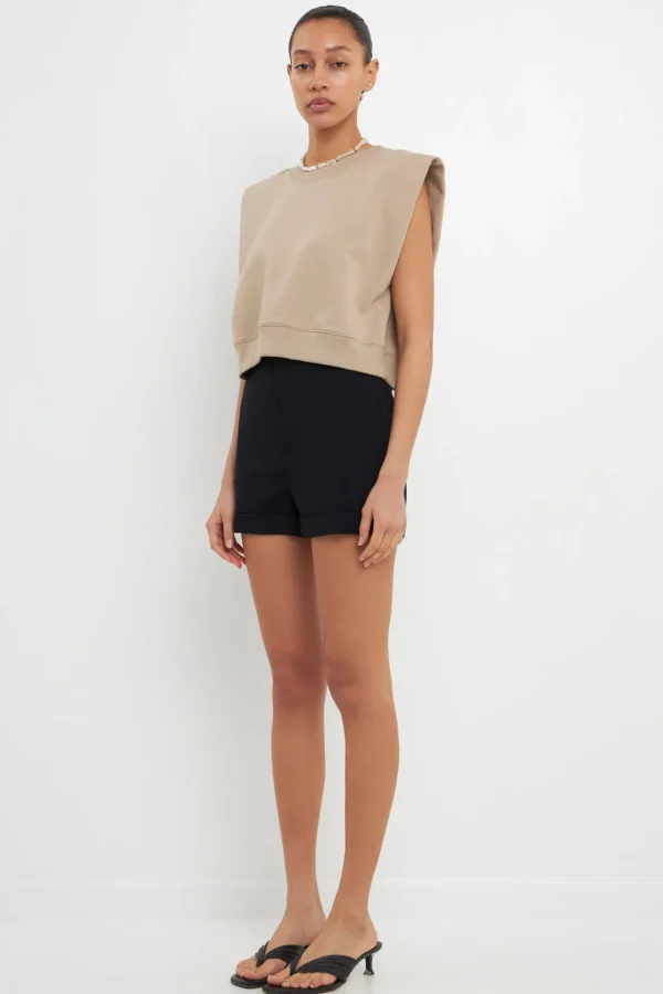 GREY LAB Shorts & Skorts | Tops*- Tailored Basic Shorts BLACK