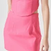 GREY LAB Skirts | Tops*- Top Stitched Mini Skirt PINK