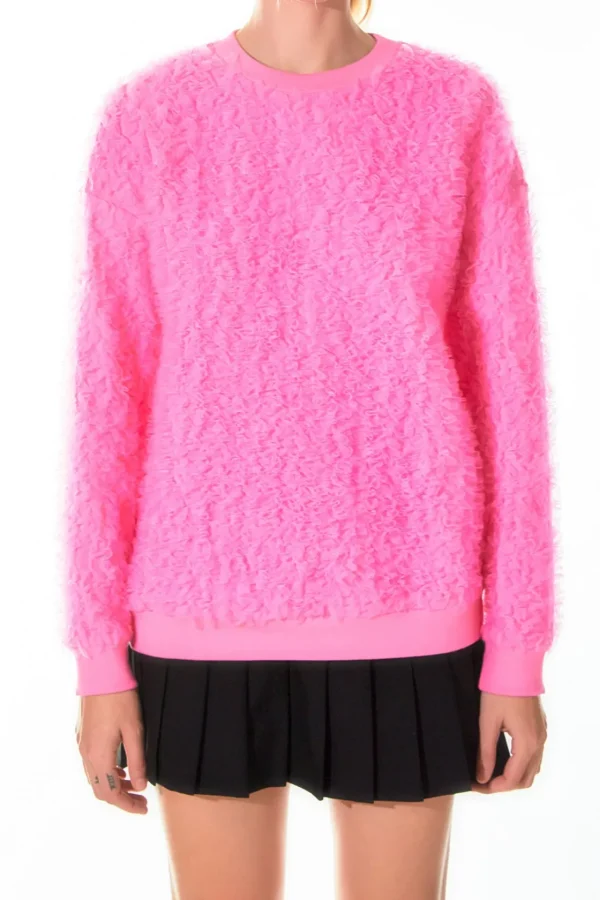 GREY LAB Sweaters & Knits | Tops*- Tulle Oversize Sweater PINK