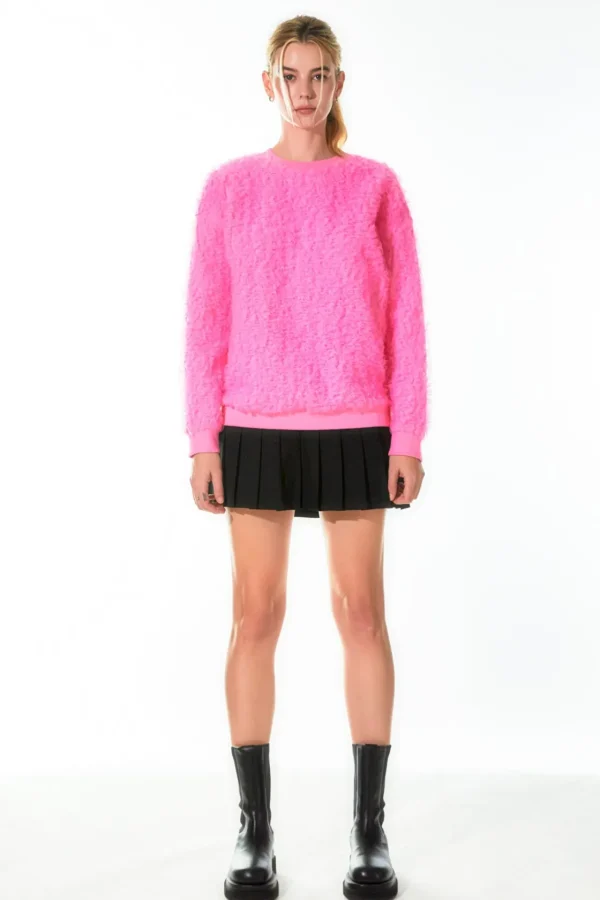 GREY LAB Sweaters & Knits | Tops*- Tulle Oversize Sweater PINK