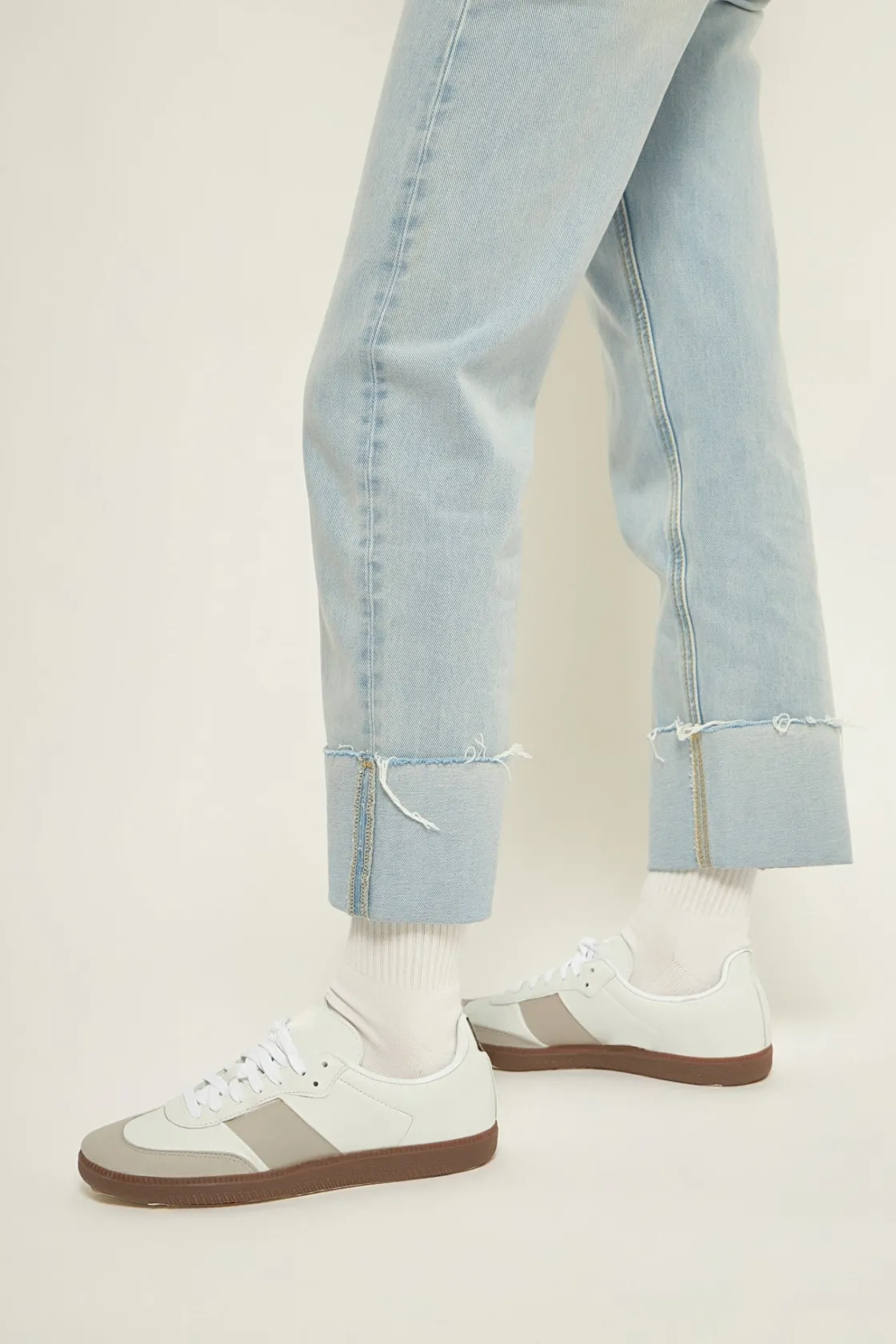 grey_lab__turn_over_hem_r_2.webp GREY LAB Denim | Tops*- Turn Over Hem Regular Fit Jeans DENIM