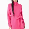 GREY LAB Knit Dresses | Sweaters & Knits*- Turtle Neck Dress FUCHSIA