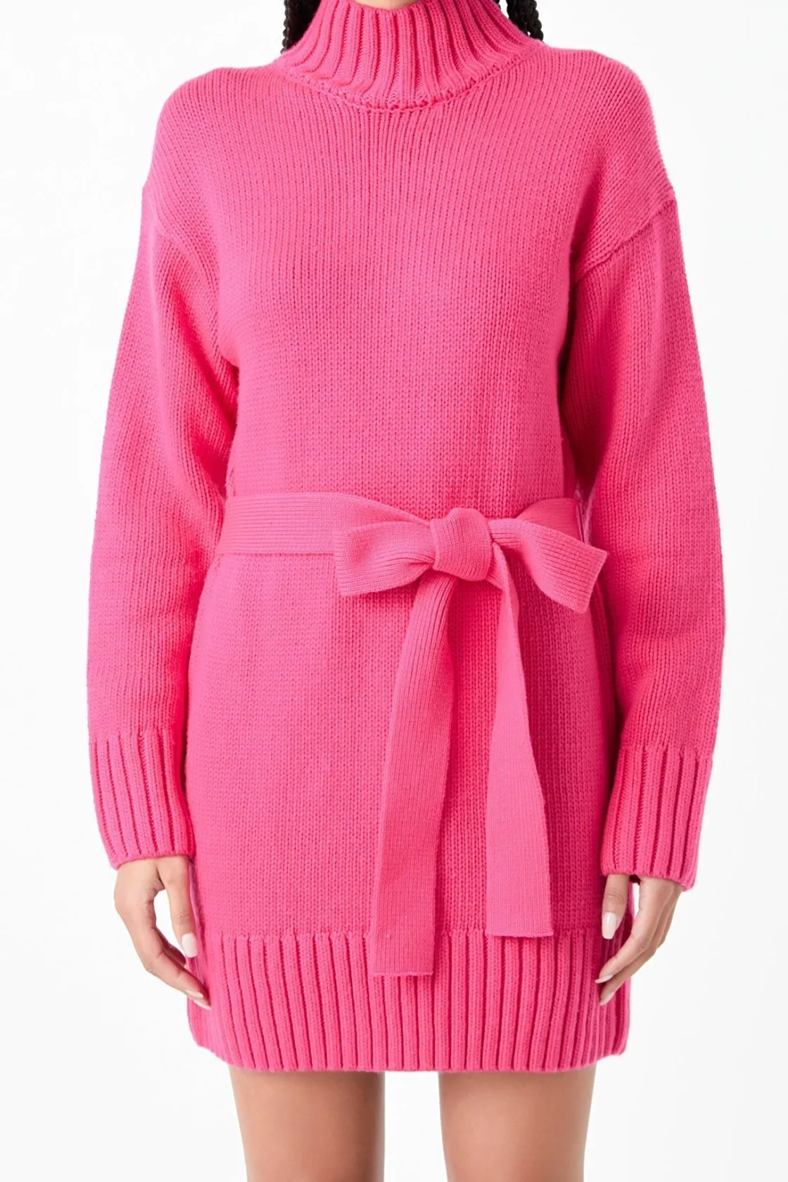 grey_lab__turtle_neck_dre_2.webp GREY LAB Knit Dresses | Sweaters & Knits*- Turtle Neck Dress FUCHSIA