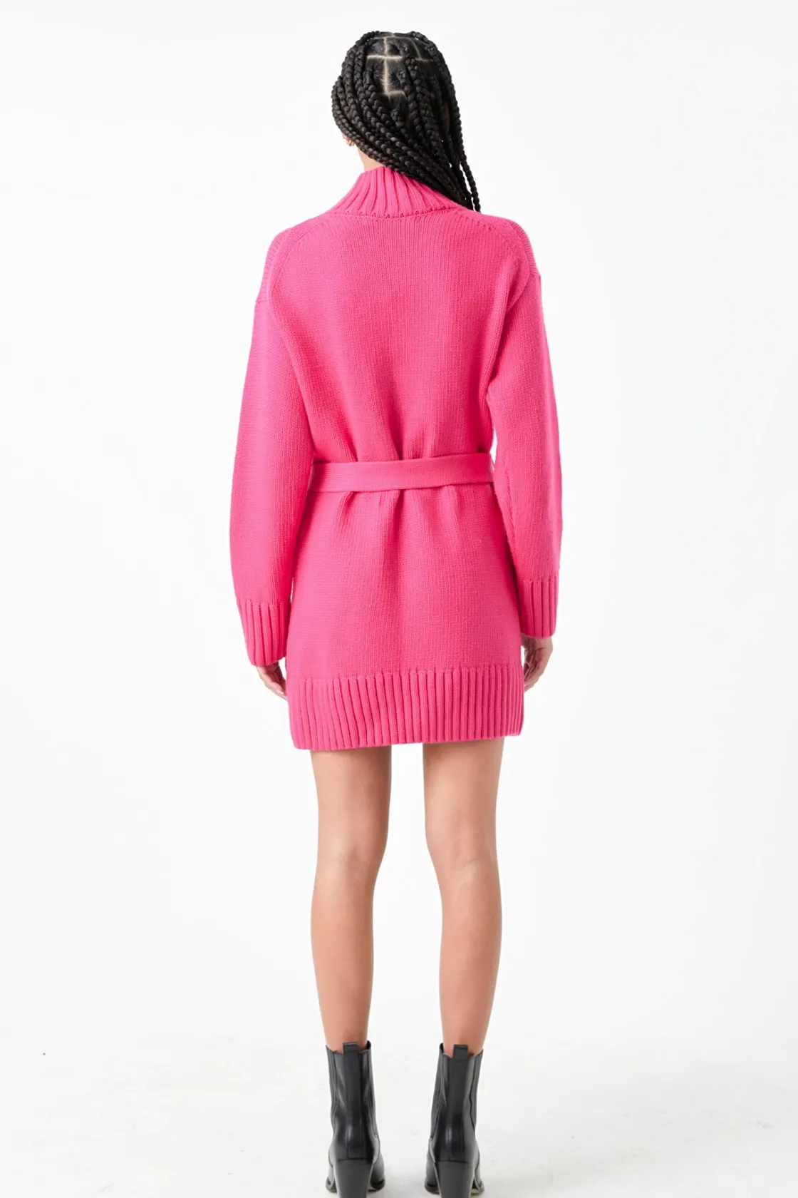 grey_lab__turtle_neck_dre_3.webp GREY LAB Knit Dresses | Sweaters & Knits*- Turtle Neck Dress FUCHSIA