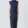 GREY LAB Sweaters & Knits | Tops*- Turtleneck Sleeveless Sweater NAVY