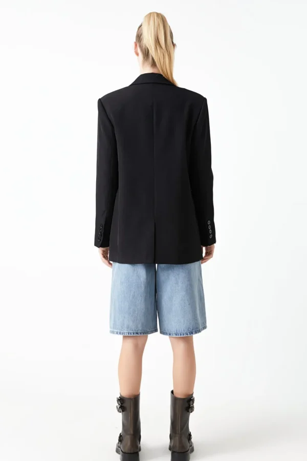 GREY LAB Jackets & Coats | Tops*- Tuxedo Oversized Jacket BLACK