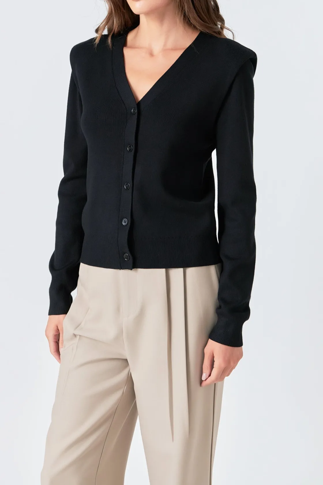 grey_lab__vneck_cardigan_1.webp GREY LAB Sweaters & Knits | Tops*- V-neck Cardigan