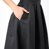 GREY LAB Skirts*- Voluminous Midi Skirt BLACK