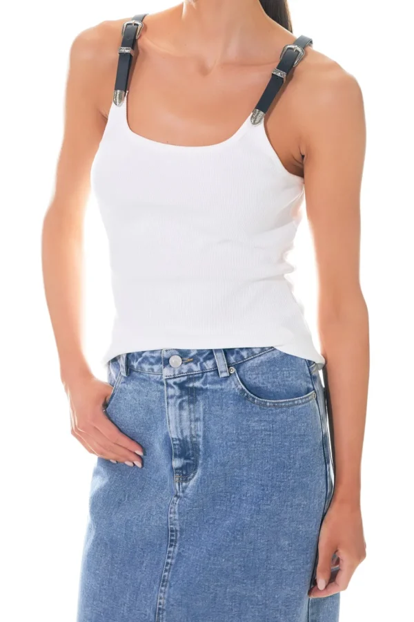 GREY LAB Tops*- Western Belt Tank Top