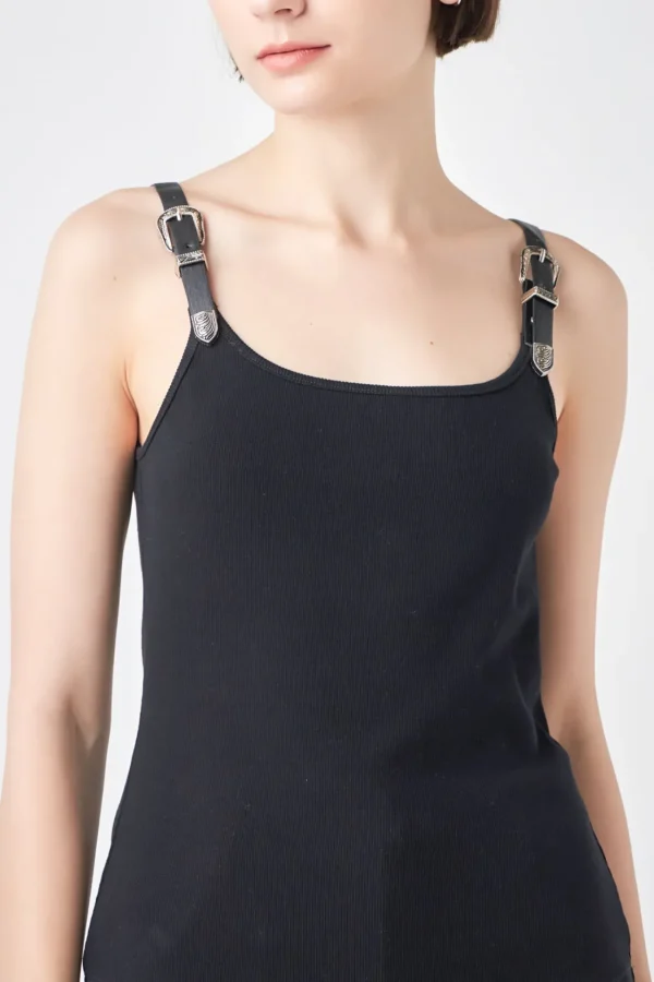 GREY LAB Tops*- Western Belt Tank Top