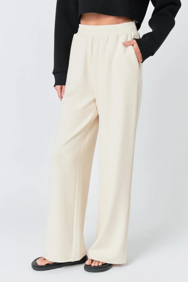 GREY LAB Loungewear | Sweaters & Knits*- Wide Knit Pants BEIGE