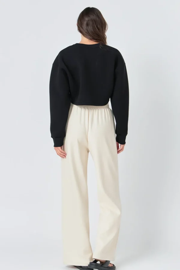 GREY LAB Loungewear | Sweaters & Knits*- Wide Knit Pants BEIGE