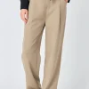 GREY LAB Matching Sets | Pants*- Wide Leg High Waisted Trouser KHAKI