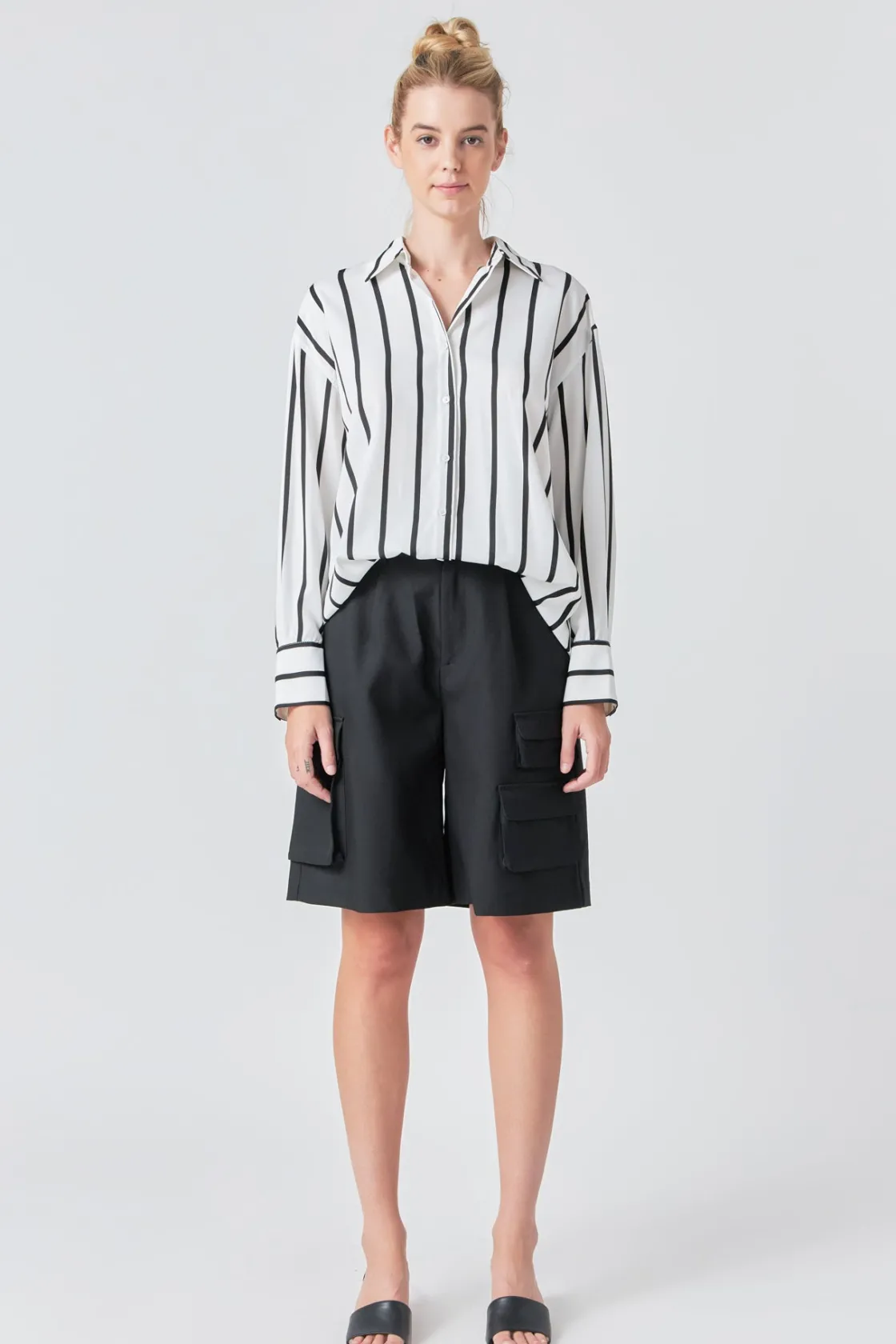 grey_lab__wide_stripe_shi_0.webp GREY LAB Shirts & Blouses | Tops*- Wide Stripe Shirt WHITE/BLACK