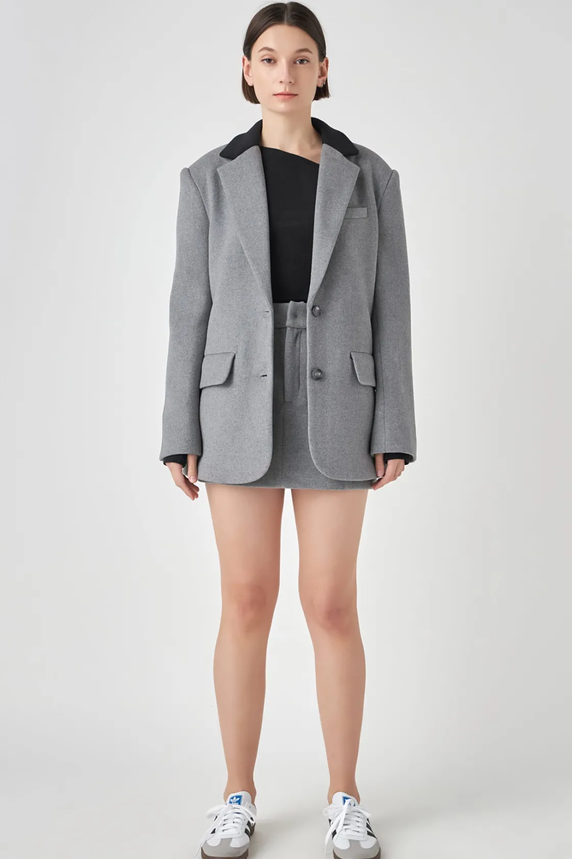 grey_lab__wool_oversize_b_0.webp GREY LAB Matching Sets | Blazers*- Wool Oversize Blazer GREY/BLACK