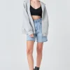 GREY LAB Tops*- Zip Up Hoodie GREY