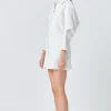 GREY LAB White Dresses | Tops*- Zip Up Mini Dress WHITE