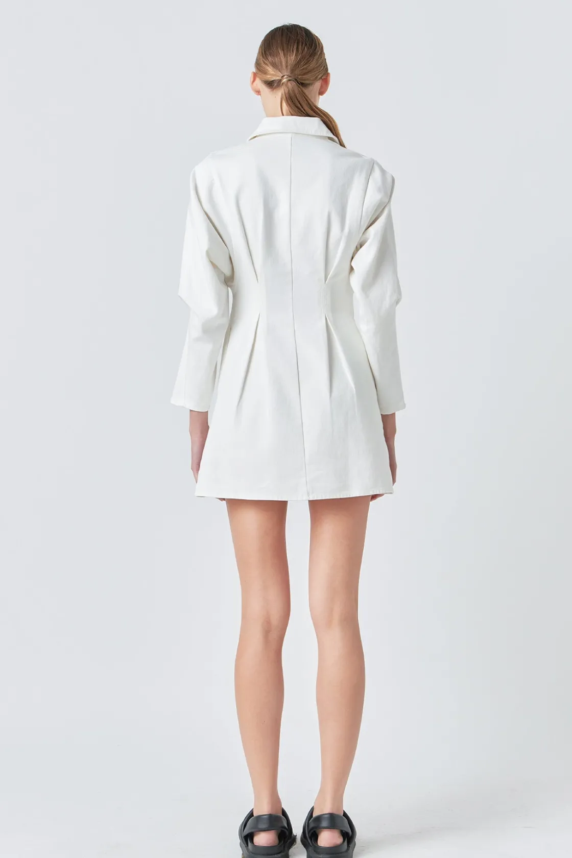 grey_lab__zip_up_mini_dre_5.webp GREY LAB White Dresses | Tops*- Zip Up Mini Dress WHITE